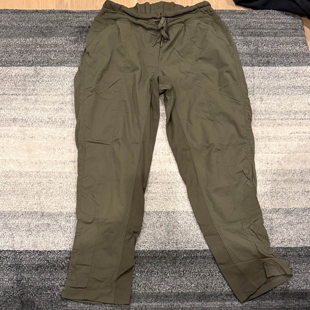 Lululemon Olive Green Capri Parachute Pants